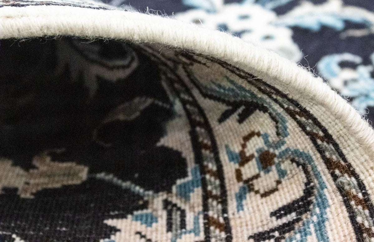 Perser Rug - Nain - 131 x 90 cm - dark blue