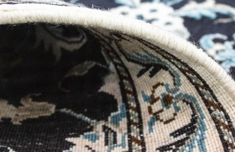 Perser Rug - Nain - 131 x 90 cm - dark blue