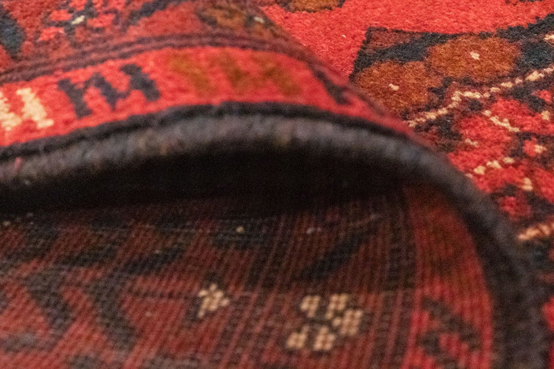 Afghan Rug - Kunduz - 150 x 100 cm - red