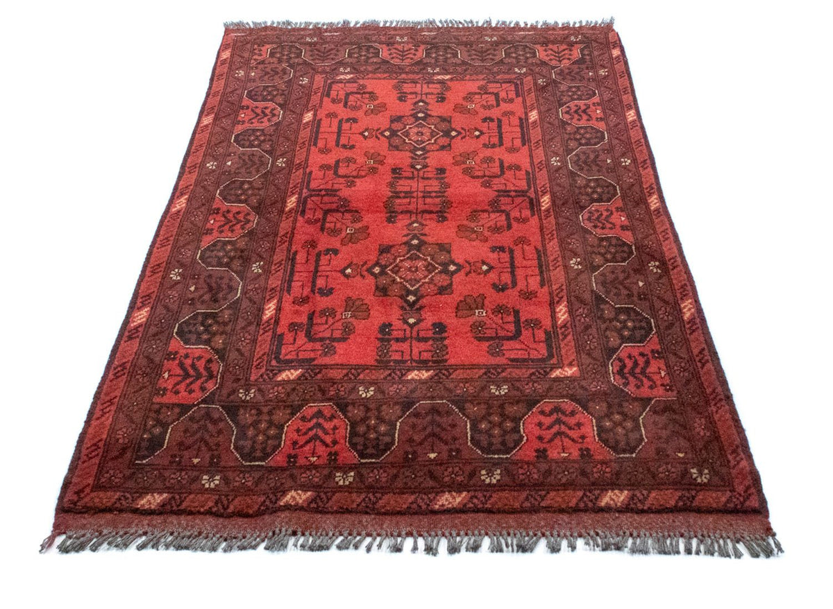Afghan Rug - Kunduz - 150 x 100 cm - red
