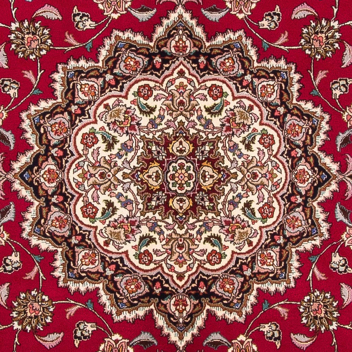 Perser Rug - Tabriz - Royal square  - 246 x 245 cm - dark red