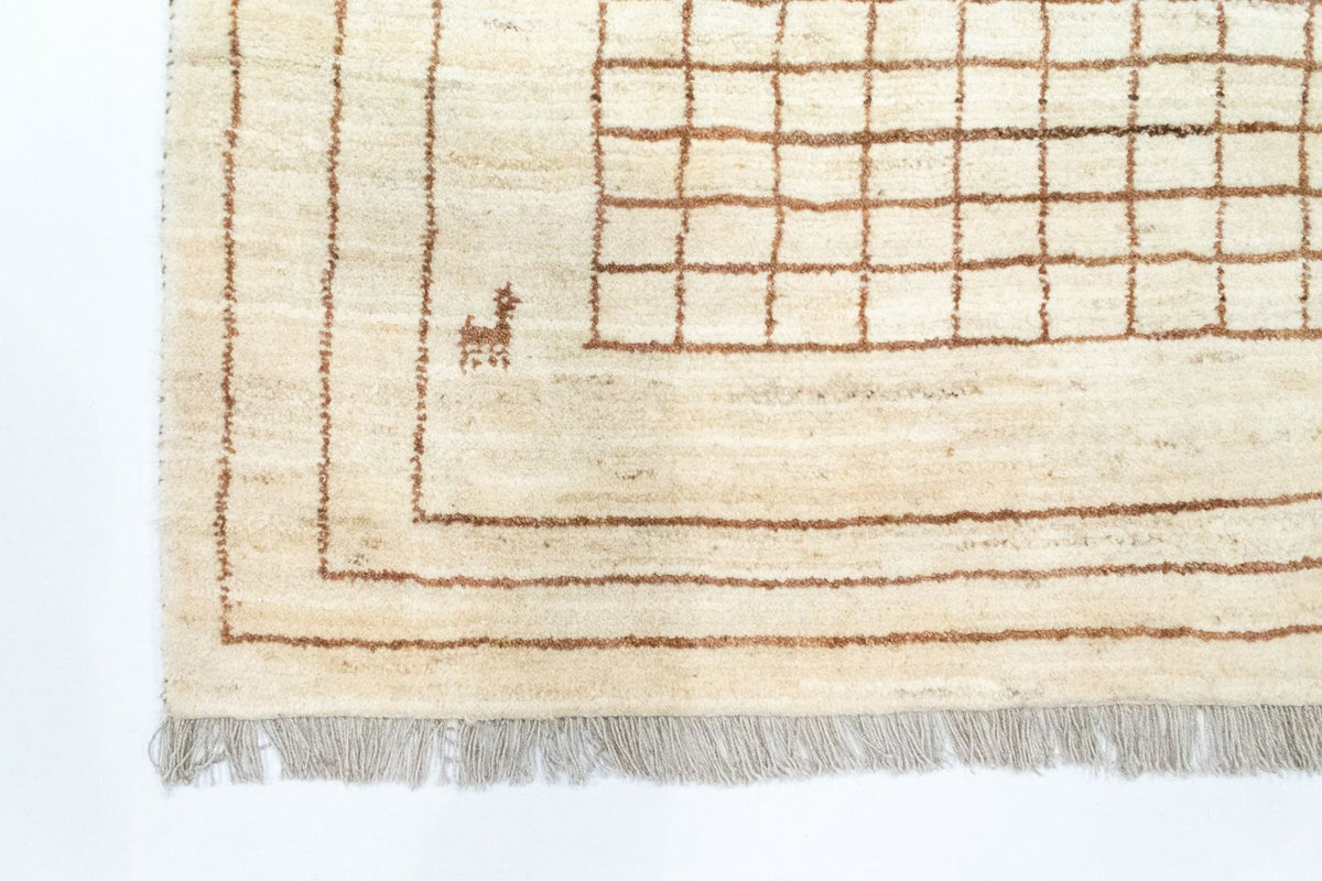 Gabbeh Rug - Perser - 145 x 100 cm - beige