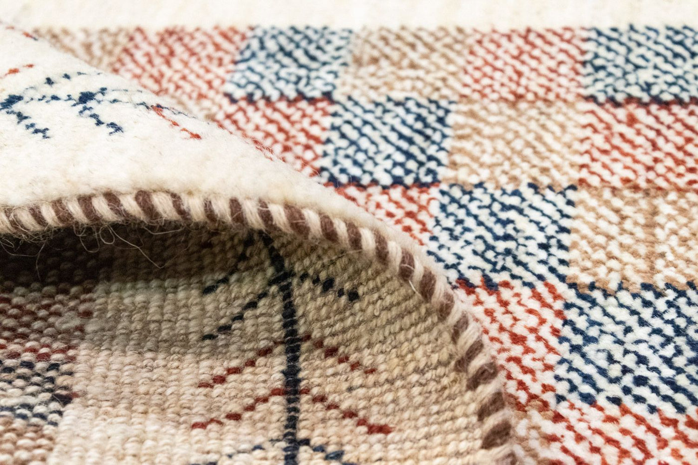 Persian Gabbeh Rug 135x80cm - Perserteppich Wollteppich