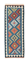 Kilim Fars Rug 65x201cm - Runner / Blue / 65 x 201 cm Runner