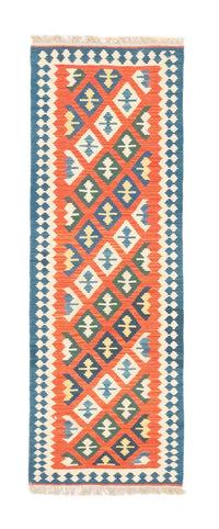 Runner Kelim Rug - Oriental - 205 x 60 cm - orange