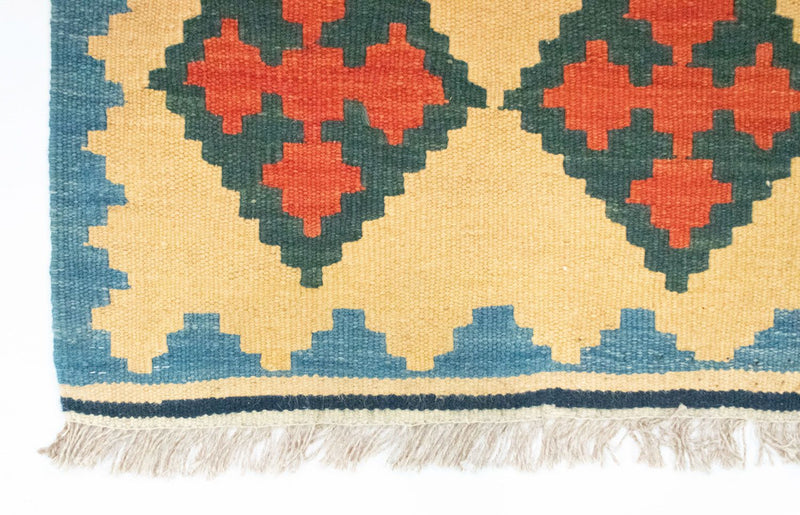 Runner Kelim Rug - Oriental - 200 x 60 cm - beige