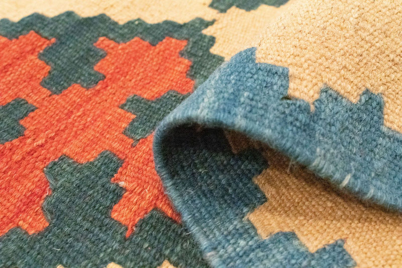 Runner Kelim Rug - Oriental - 200 x 60 cm - beige