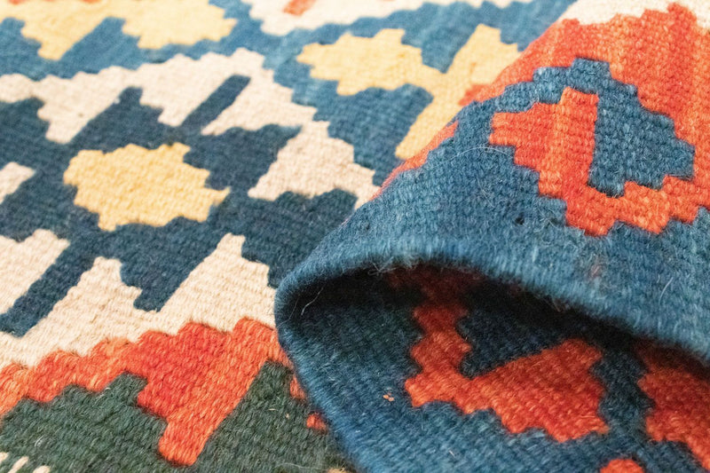 Runner Kelim Rug - Oriental - 207 x 60 cm - orange