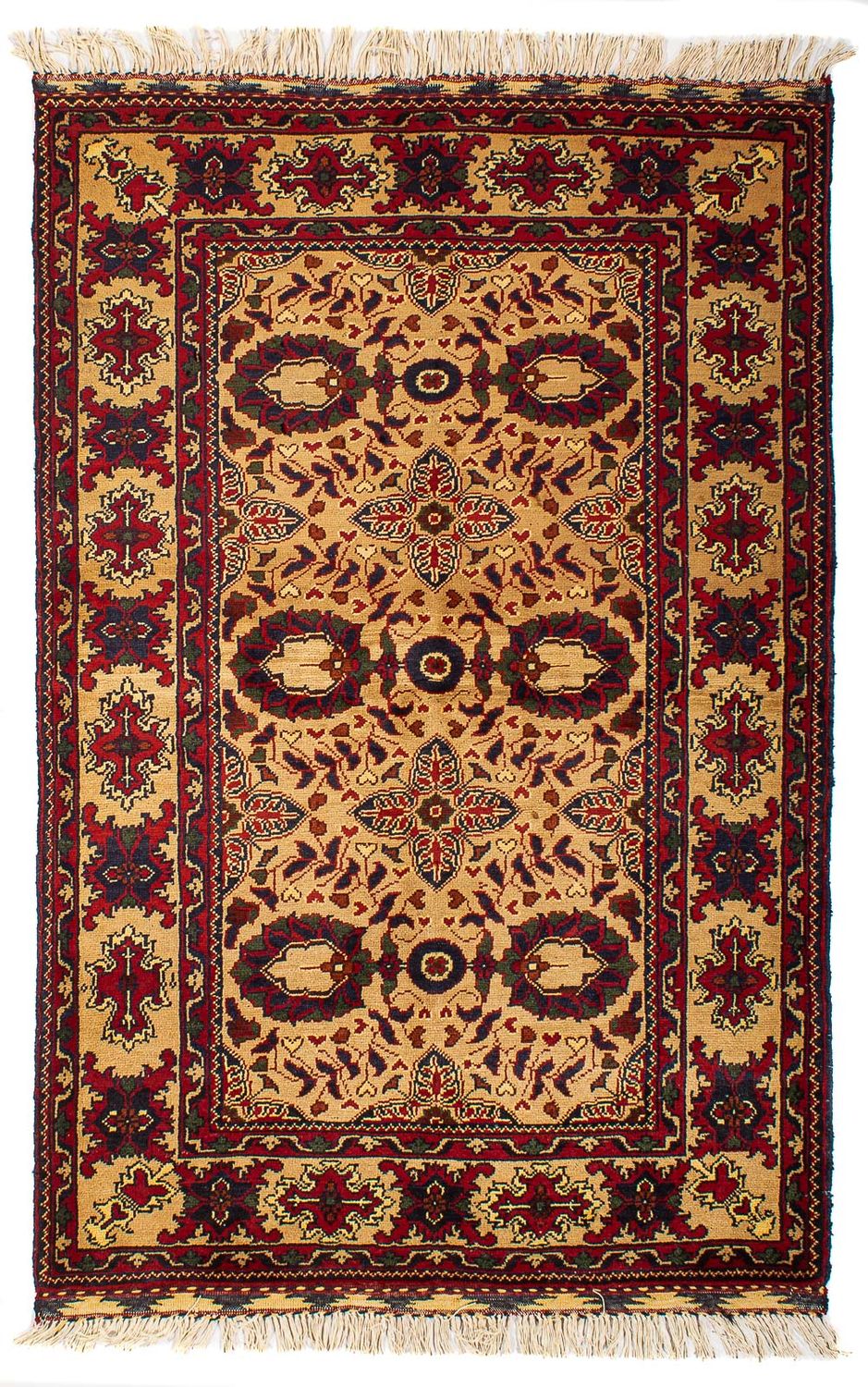 Afghan Rug - 156 x 101 cm - beige