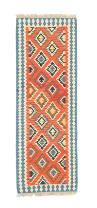 Runner Kelim Rug - Oriental - 202 x 70 cm - orange