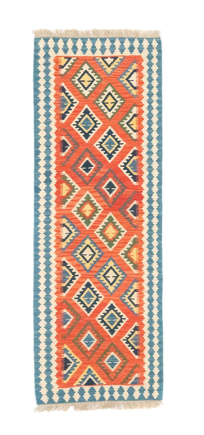 Runner Kelim Rug - Oriental - 202 x 70 cm - orange