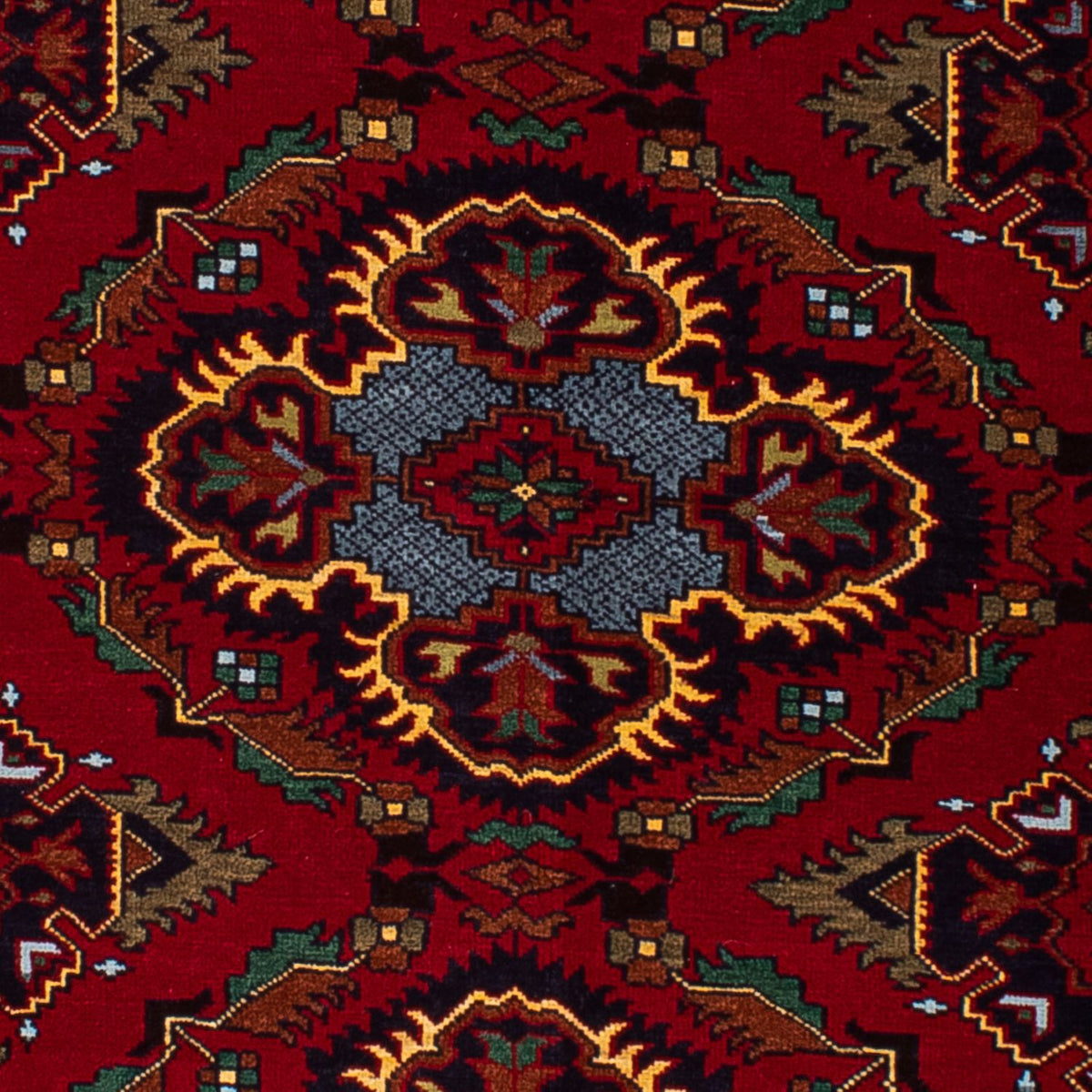 Afghan Rug - 145 x 93 cm - dark red