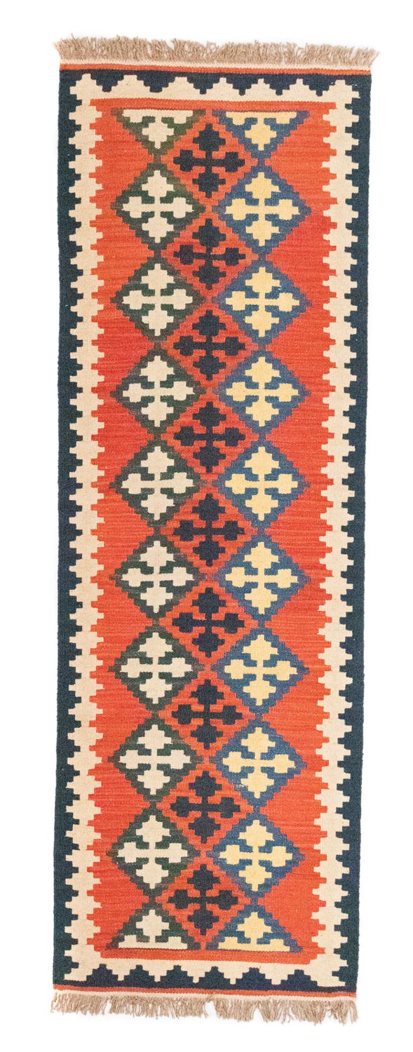Runner Kelim Rug - Oriental - 195 x 63 cm - orange