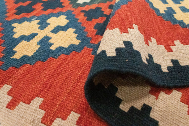 Runner Kelim Rug - Oriental - 195 x 63 cm - orange