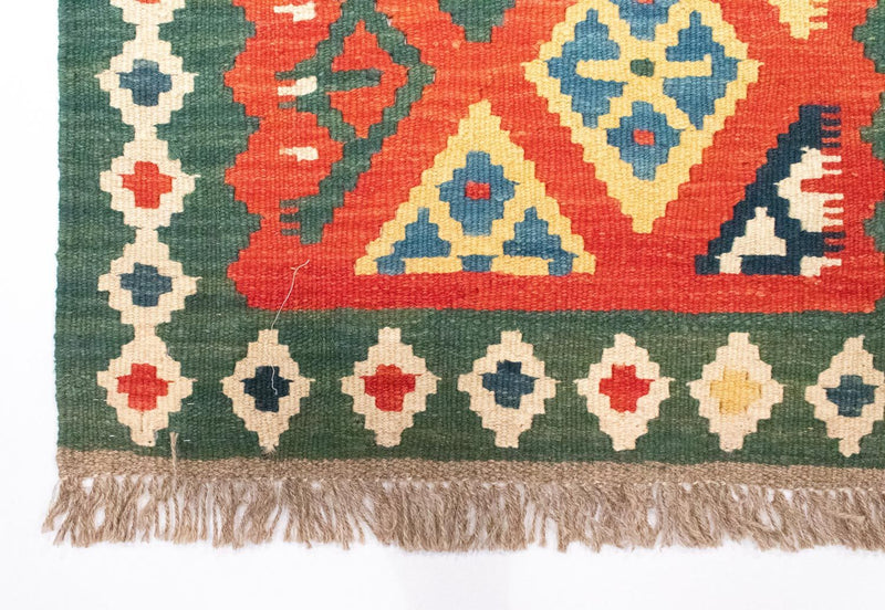 Runner Kelim Rug - Oriental - 202 x 61 cm - orange