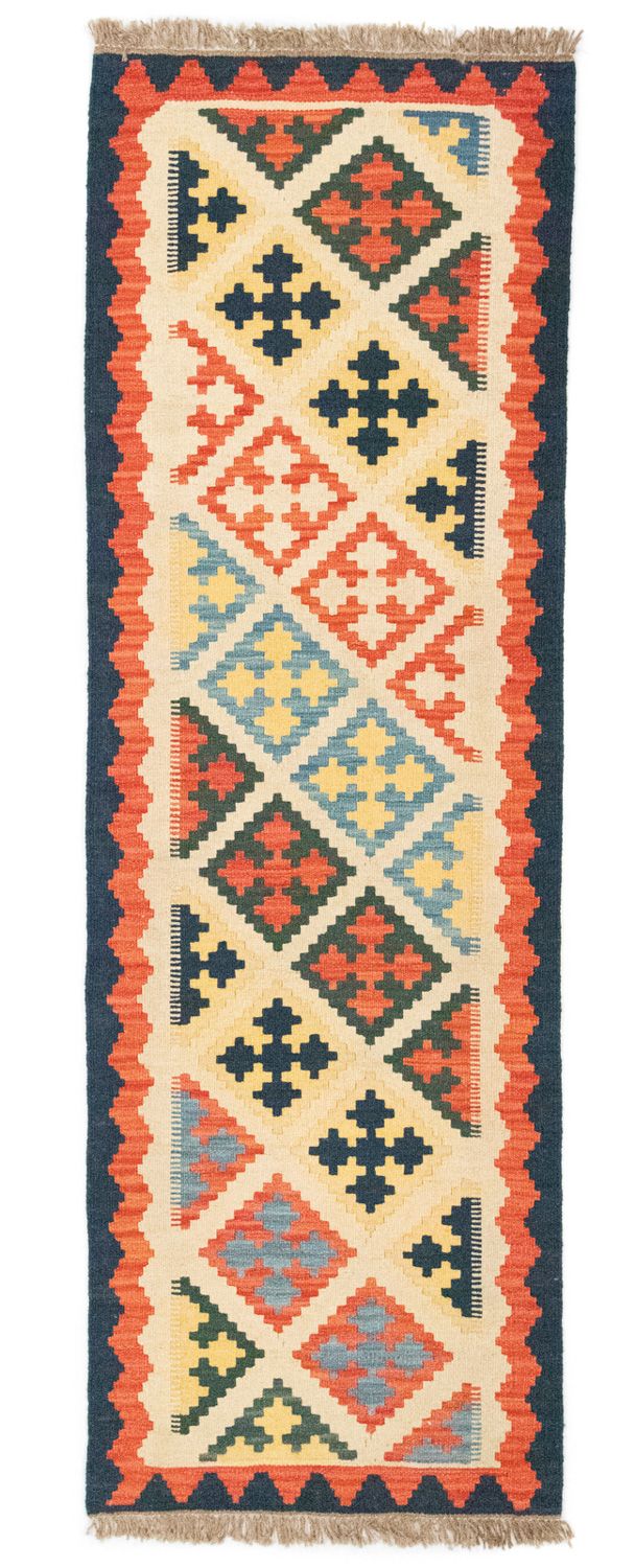 Runner Kelim Rug - Oriental - 203 x 65 cm - beige