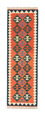Runner Kelim Rug - Oriental - 197 x 62 cm - orange