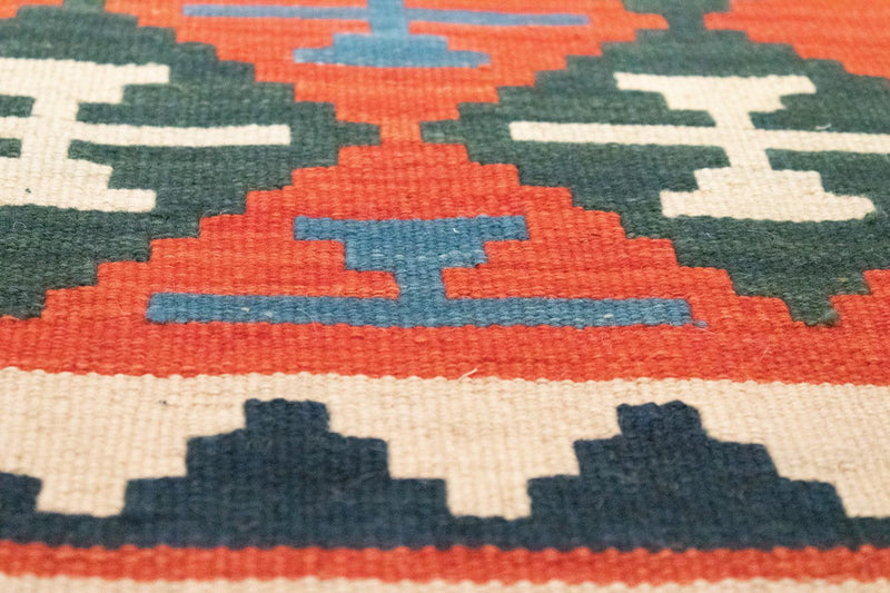 Runner Kelim Rug - Oriental - 197 x 62 cm - orange