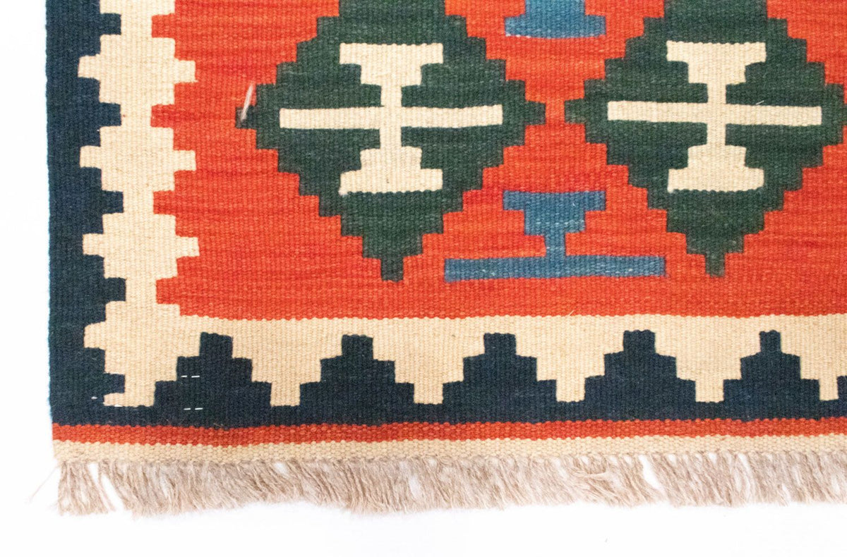 Runner Kelim Rug - Oriental - 197 x 62 cm - orange