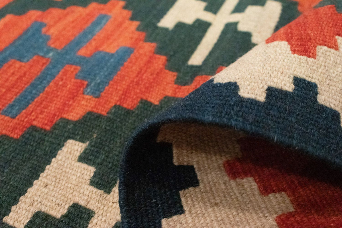 Runner Kelim Rug - Oriental - 197 x 62 cm - orange