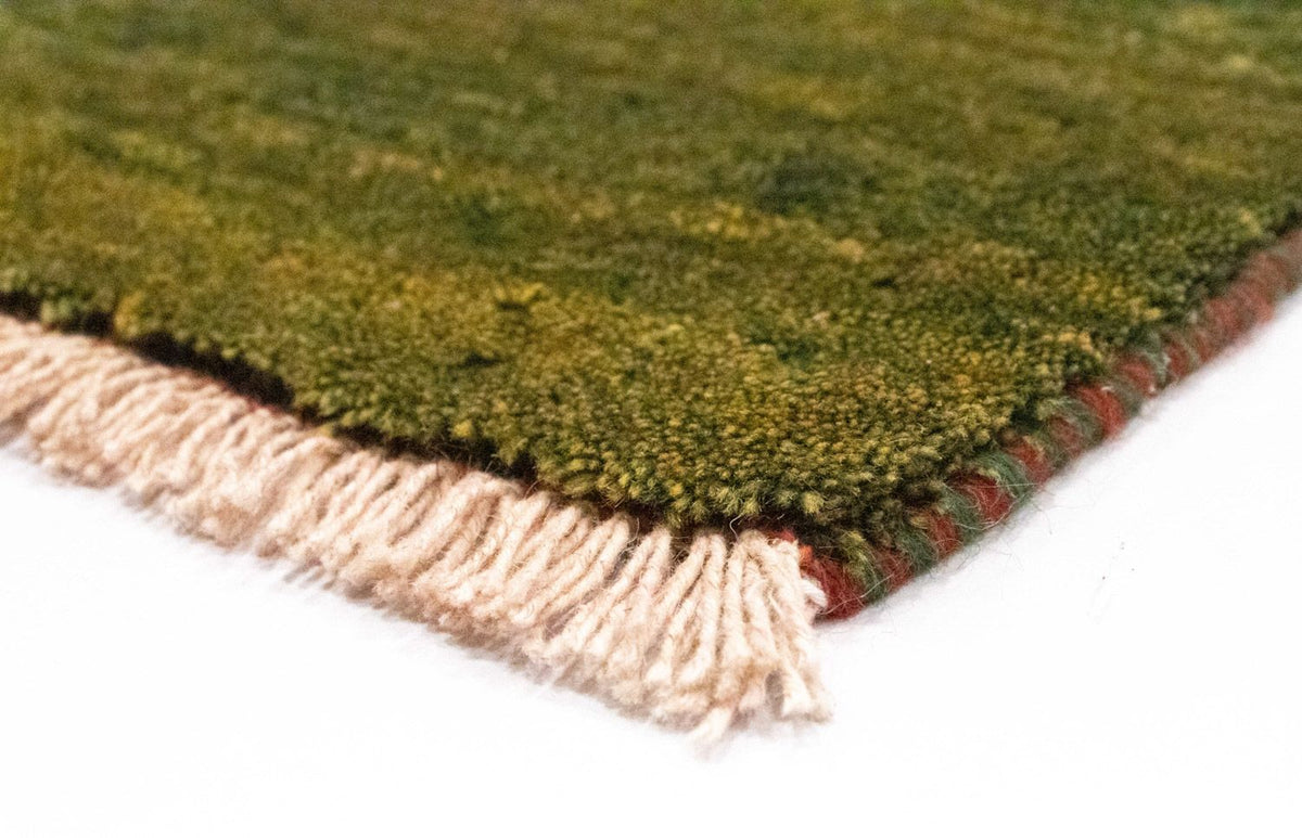 Runner Gabbeh Rug - Perser - 205 x 66 cm - green