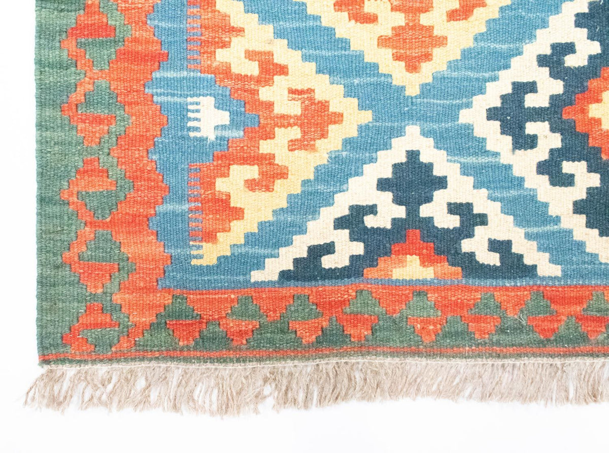 Runner Kelim Rug - Oriental - 203 x 64 cm - orange