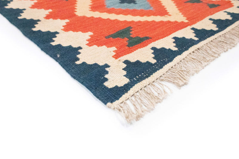 Runner Kelim Rug - Oriental - 203 x 68 cm - orange