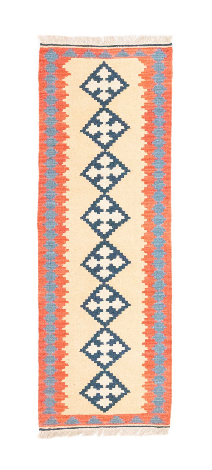 Runner Kelim Rug - Oriental - 205 x 60 cm - beige