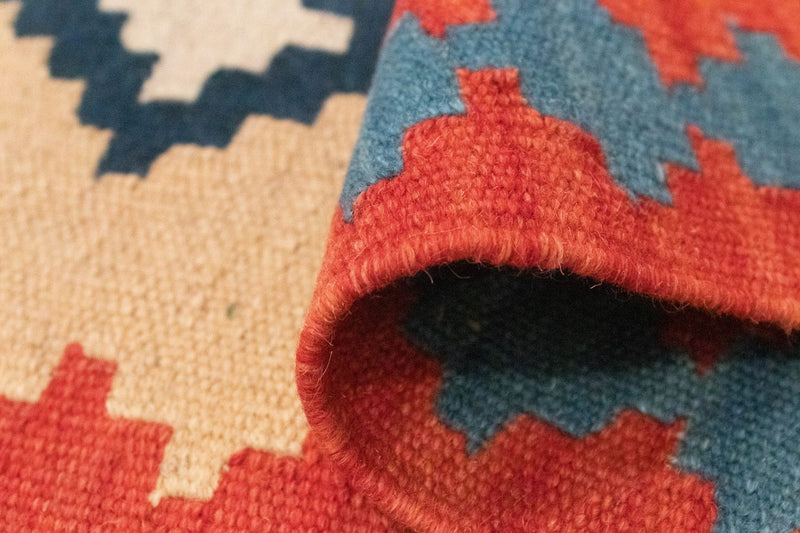 Runner Kelim Rug - Oriental - 205 x 60 cm - beige