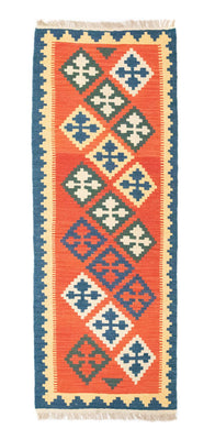 Runner Kelim Rug - Oriental - 200 x 70 cm - orange