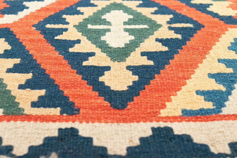 Runner Kelim Rug - Oriental - 204 x 60 cm - orange