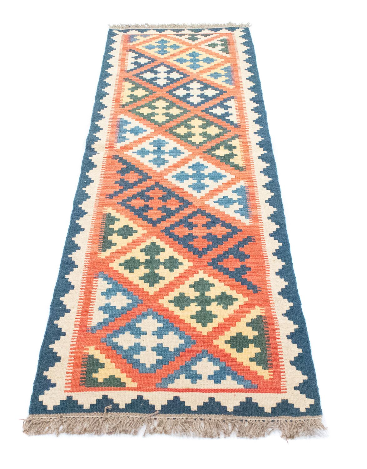 Runner Kelim Rug - Oriental - 206 x 61 cm - orange