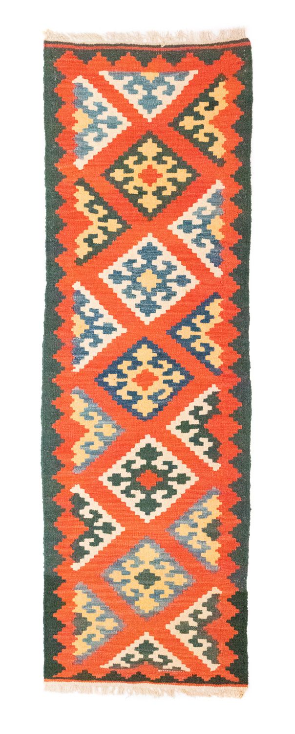 Runner Kelim Rug - Oriental - 207 x 62 cm - orange