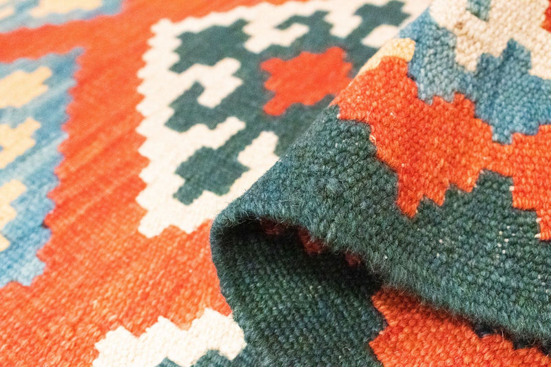 Runner Kelim Rug - Oriental - 207 x 62 cm - orange