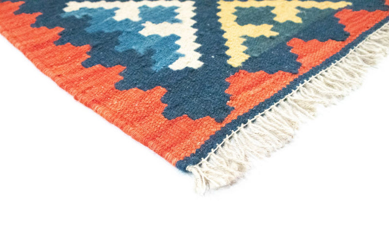 Runner Kelim Rug - Oriental - 204 x 70 cm - blue