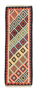 Kelim Teppich - Splash 182 x 62 cm - beige