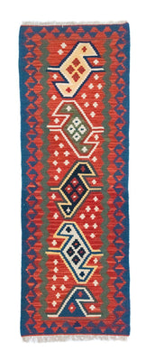 Runner Kelim Rug - Oriental - 194 x 64 cm - orange