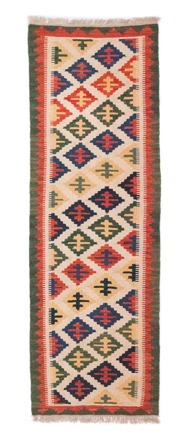 Runner Kelim Rug - Oriental - 192 x 62 cm - beige