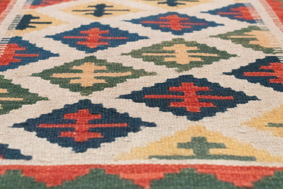 Runner Kelim Rug - Oriental - 192 x 62 cm - beige