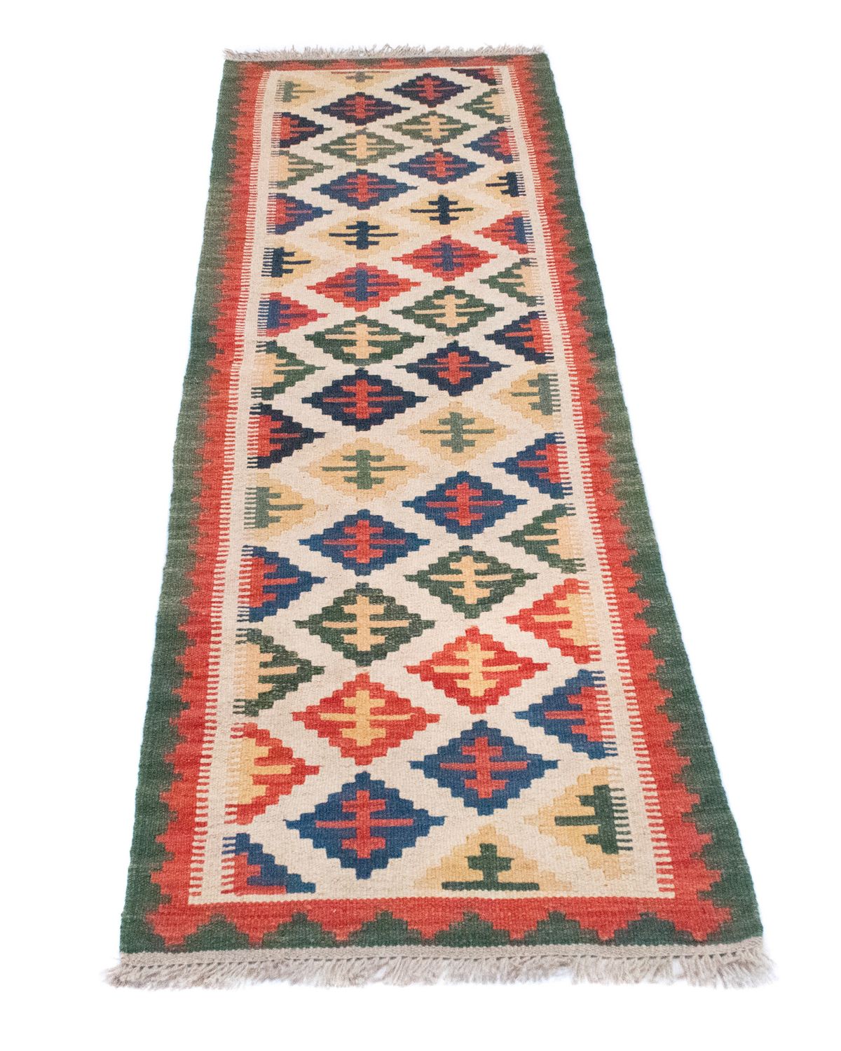 Runner Kelim Rug - Oriental - 192 x 62 cm - beige