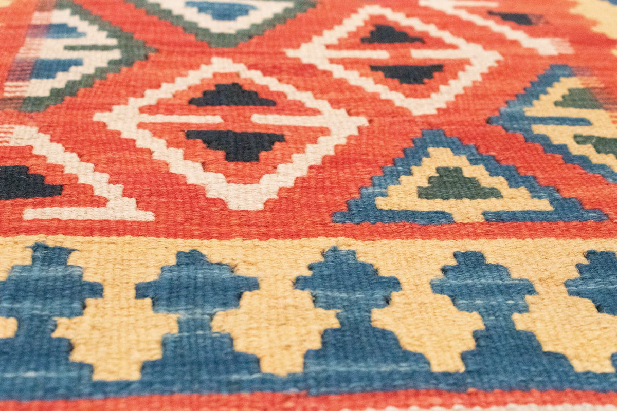 Runner Kelim Rug - Oriental - 200 x 70 cm - orange