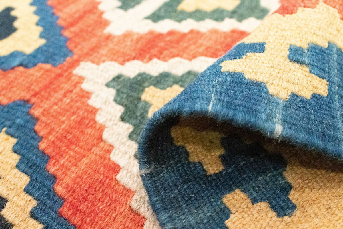 Runner Kelim Rug - Oriental - 200 x 70 cm - orange