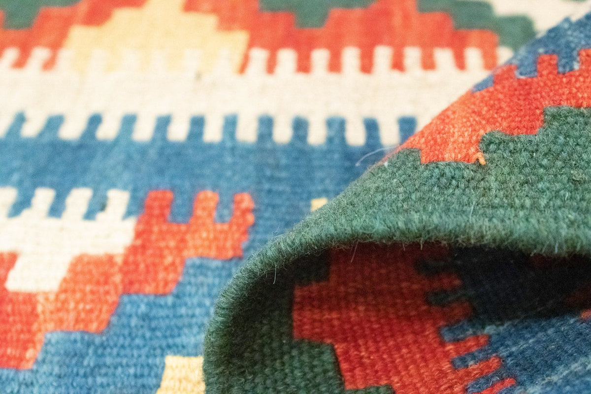 Kelim Rug - Oriental - 200 x 147 cm - blue