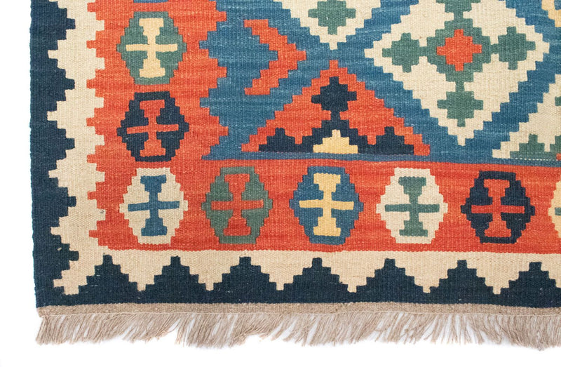 Kelim Rug - Oriental - 200 x 155 cm - blue