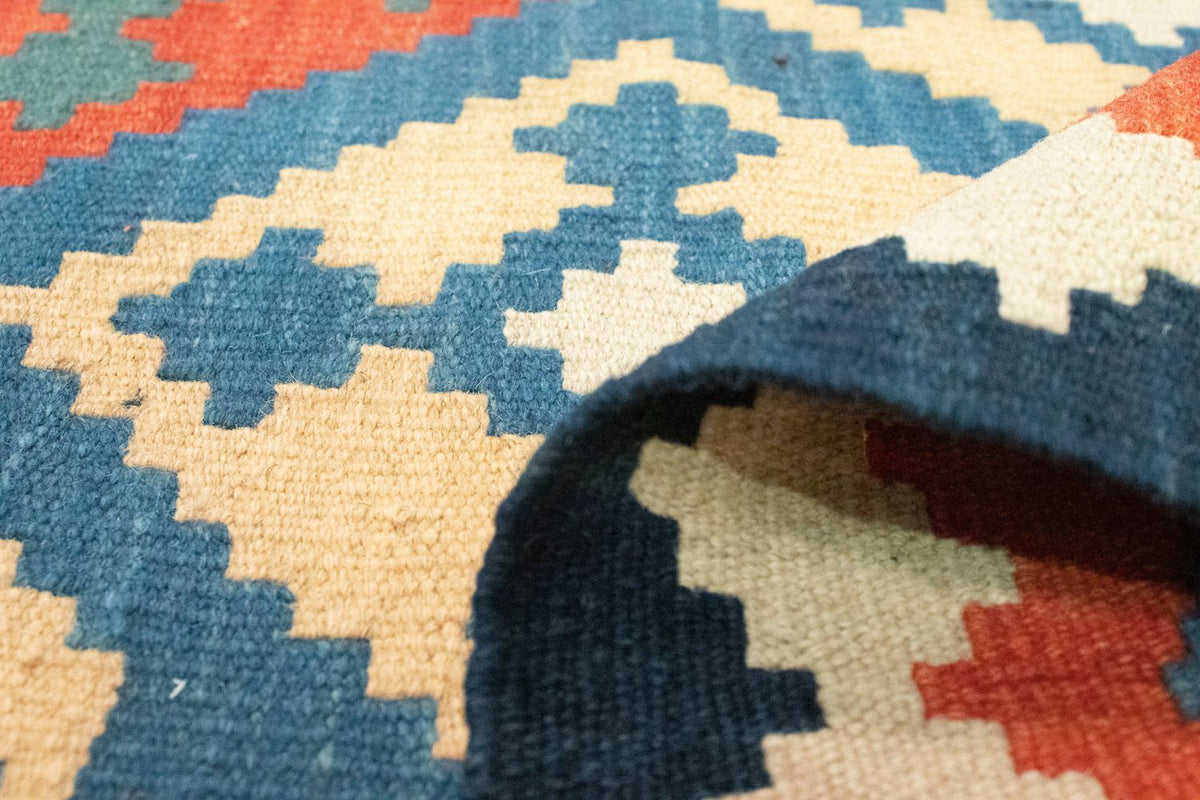 Kelim Rug - Oriental - 200 x 155 cm - blue