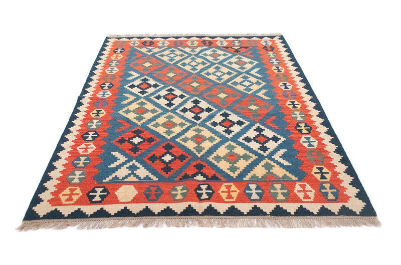 Kelim Rug - Oriental - 200 x 155 cm - blue