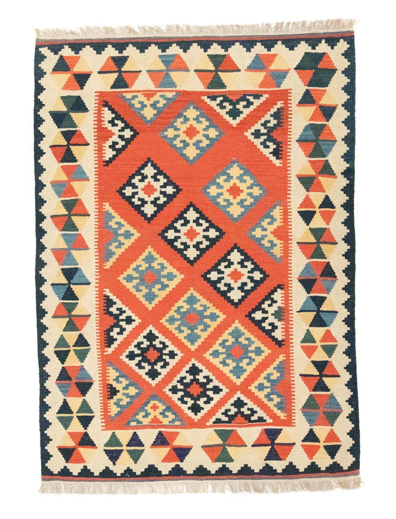 Kelim Rug - Oriental - 203 x 143 cm - orange