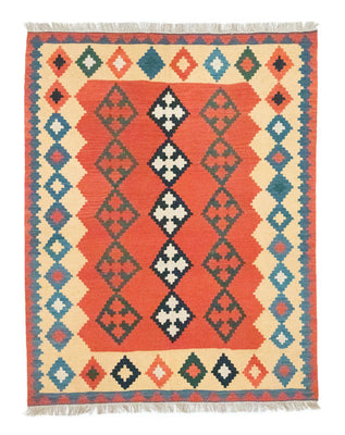 Kelim Rug - Oriental - 200 x 150 cm - orange