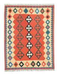 Kelim Rug - Oriental - 200 x 150 cm - orange