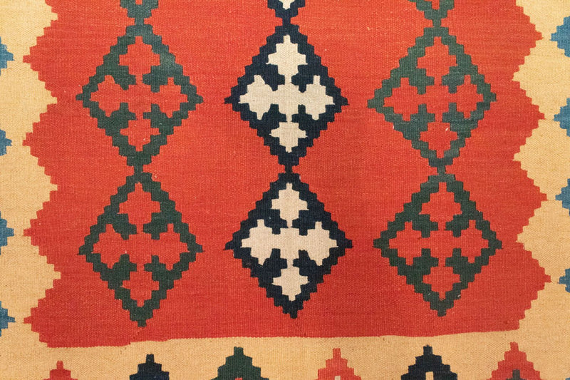 Kelim Rug - Oriental - 200 x 150 cm - orange